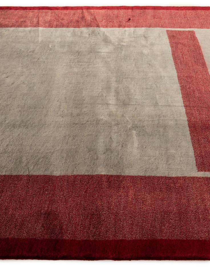 Detail image of 6' 3 x 9' 3 Hand Knotted Kashkuli Gabbeh Oriental Wool Rug