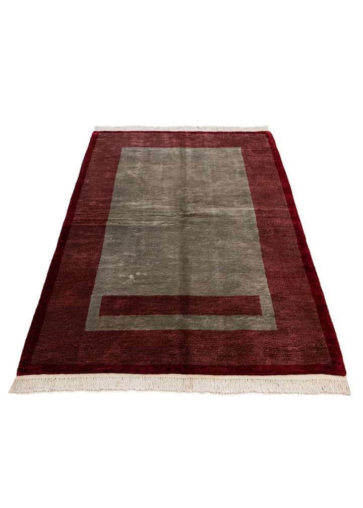 5' 4 x 8' 1 Hand Knotted Kashkuli Gabbeh Oriental Wool Rug