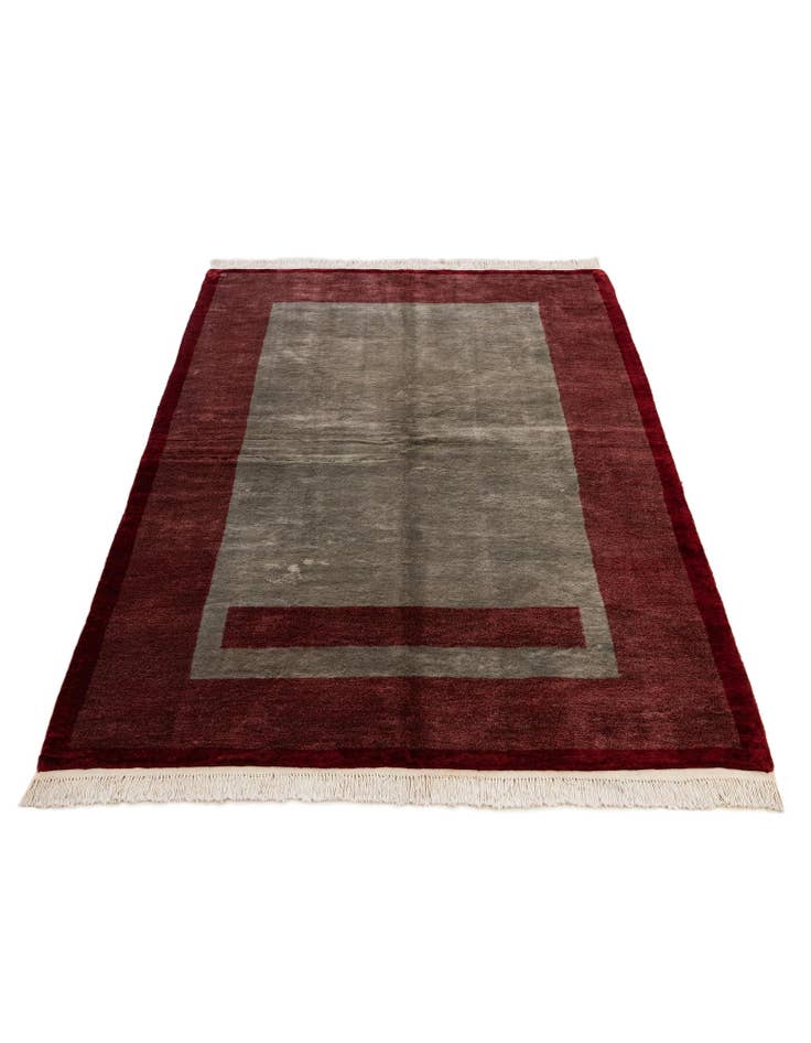 Detail image of 5' 4 x 8' 1  Hand Knotted Kashkuli Gabbeh Oriental Wool Rug