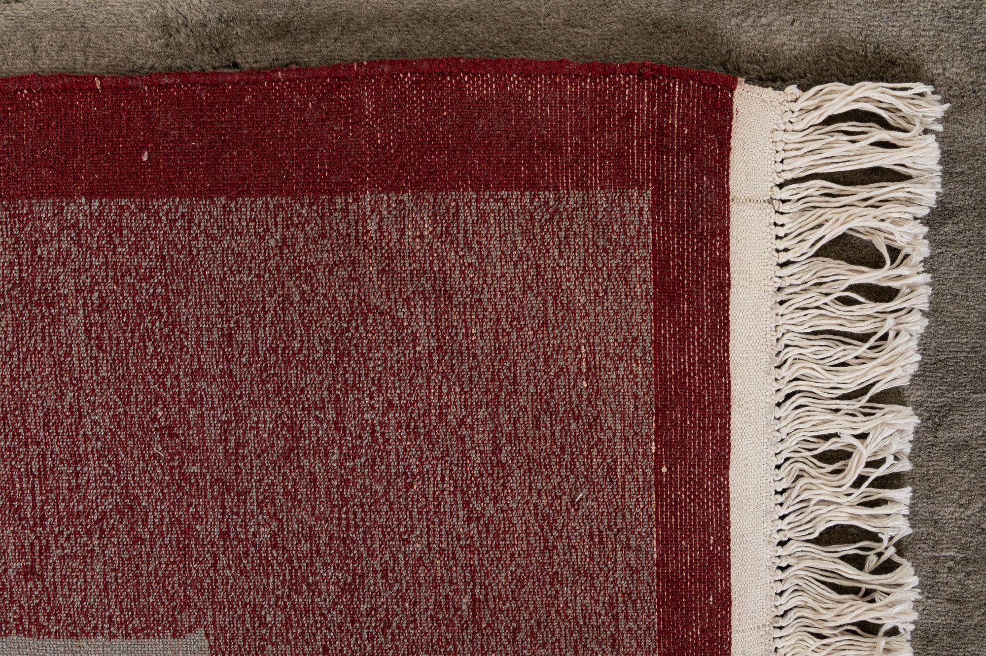 5' 4 x 8' 1 Hand Knotted Kashkuli Gabbeh Oriental Wool Rug