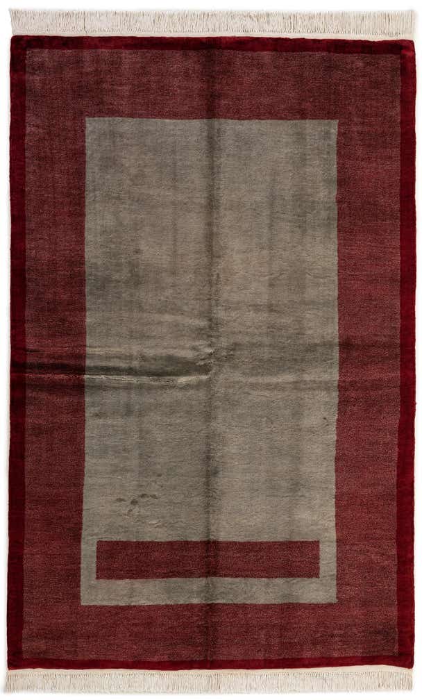 5' 4 x 8' 1 Hand Knotted Kashkuli Gabbeh Oriental Wool Rug