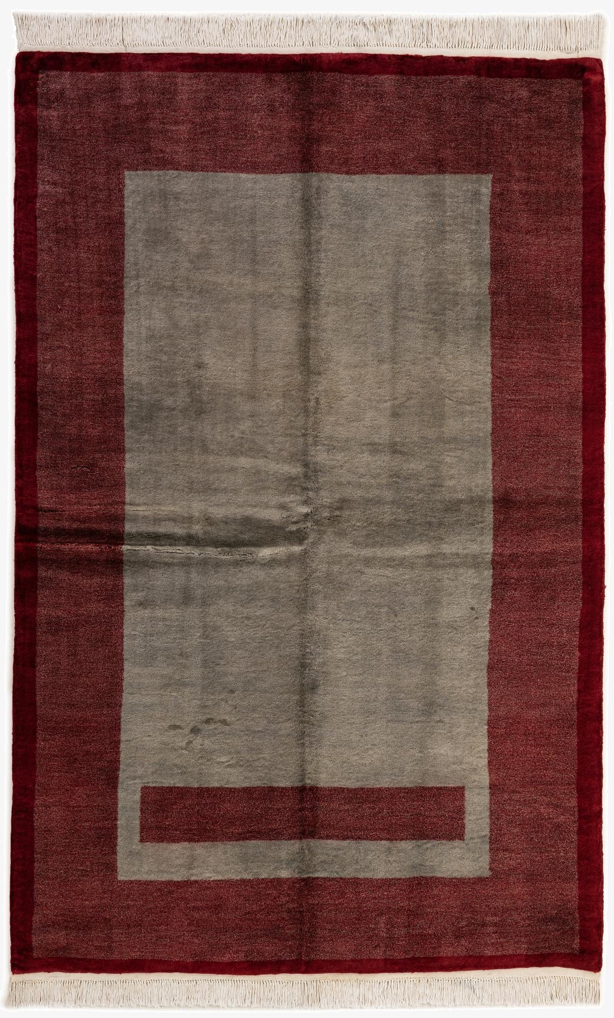 5' 4 x 8' 1  Hand Knotted Kashkuli Gabbeh Oriental Wool Rug