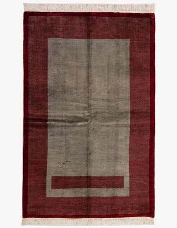 5' 4 x 8' 1 Hand Knotted Kashkuli Gabbeh Oriental Wool Rug