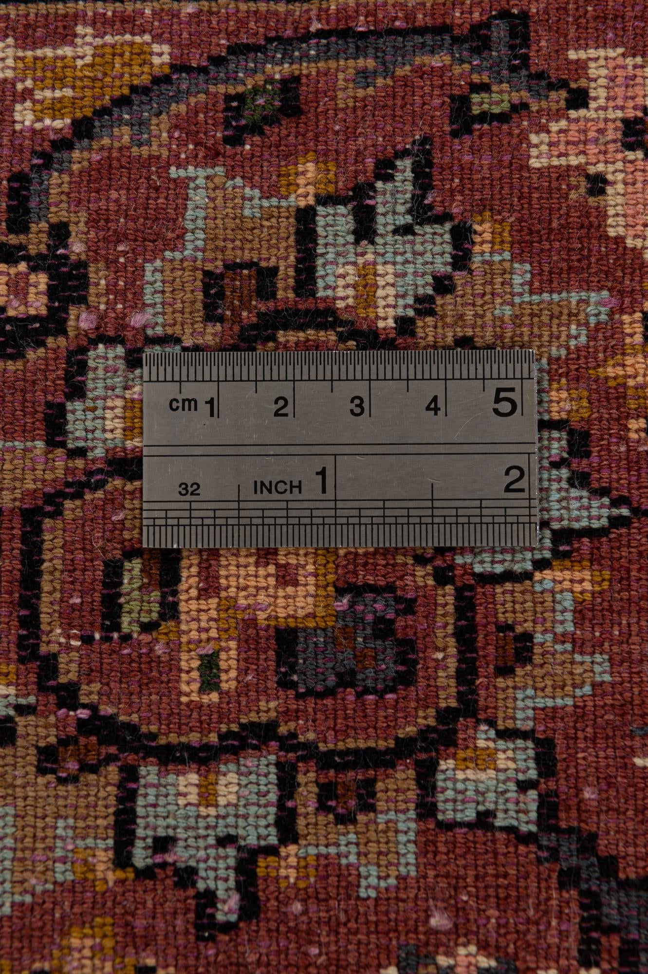 4' 2 x 6' 6 Hand Knotted Kashmir Oriental Wool Rug