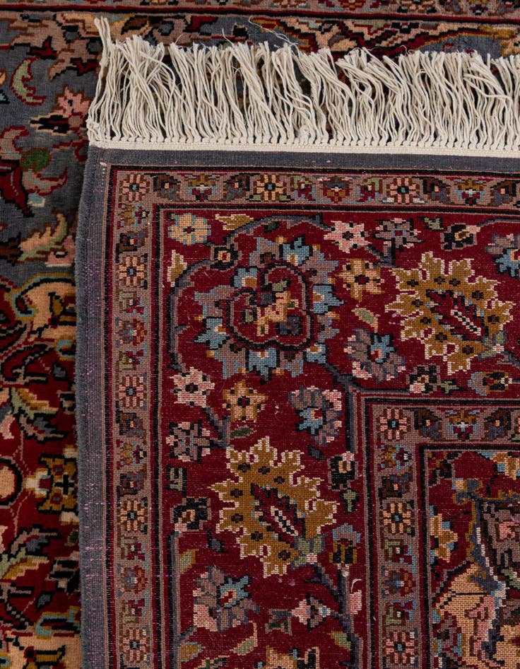 Detail image of 4' 1 x 6' 10  Hand Knotted Kashmir Wool Rug