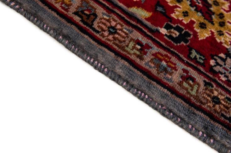Detail image of 4' 1 x 6' 10 Hand Knotted Kashmir Wool Rug