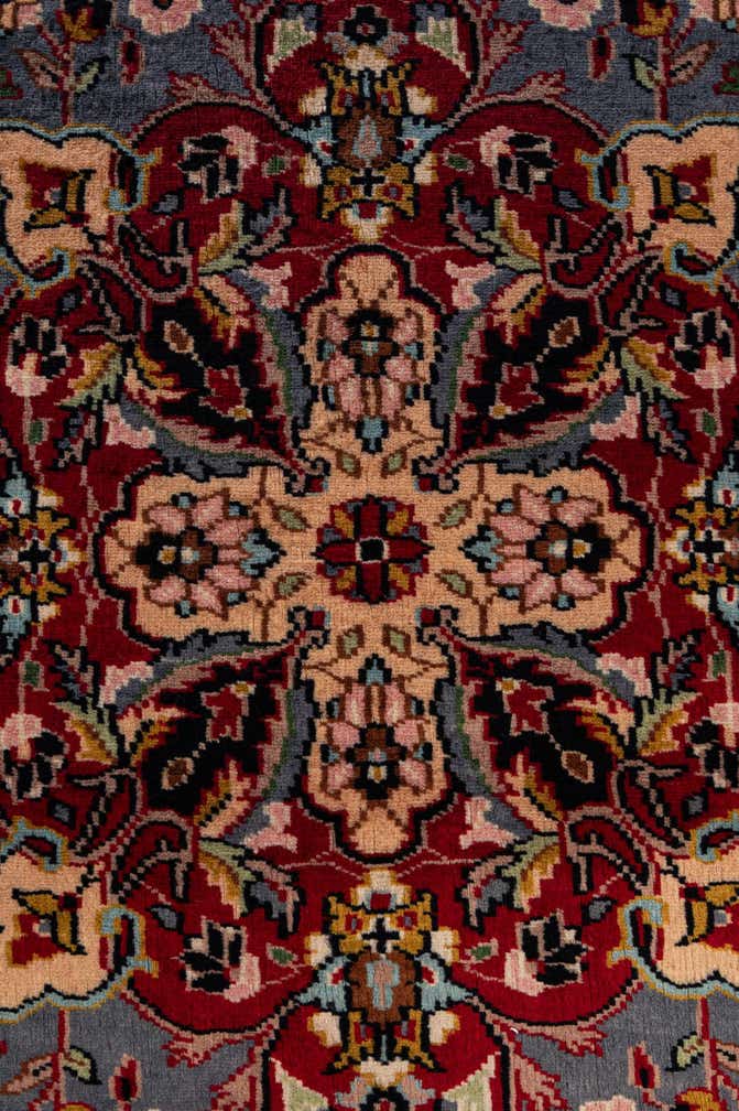 4' 1 x 6' 10 Hand Knotted Kashmir Wool Rug
