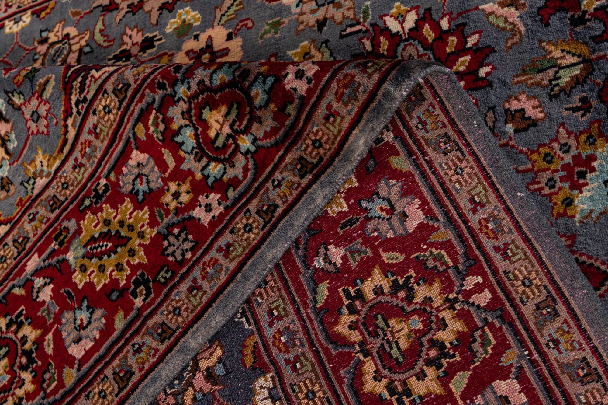 4' 1 x 6' 10 Hand Knotted Kashmir Wool Rug