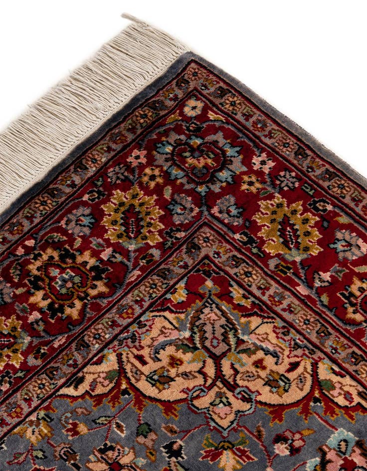 Detail image of 4' 1 x 6' 10  Hand Knotted Kashmir Wool Rug