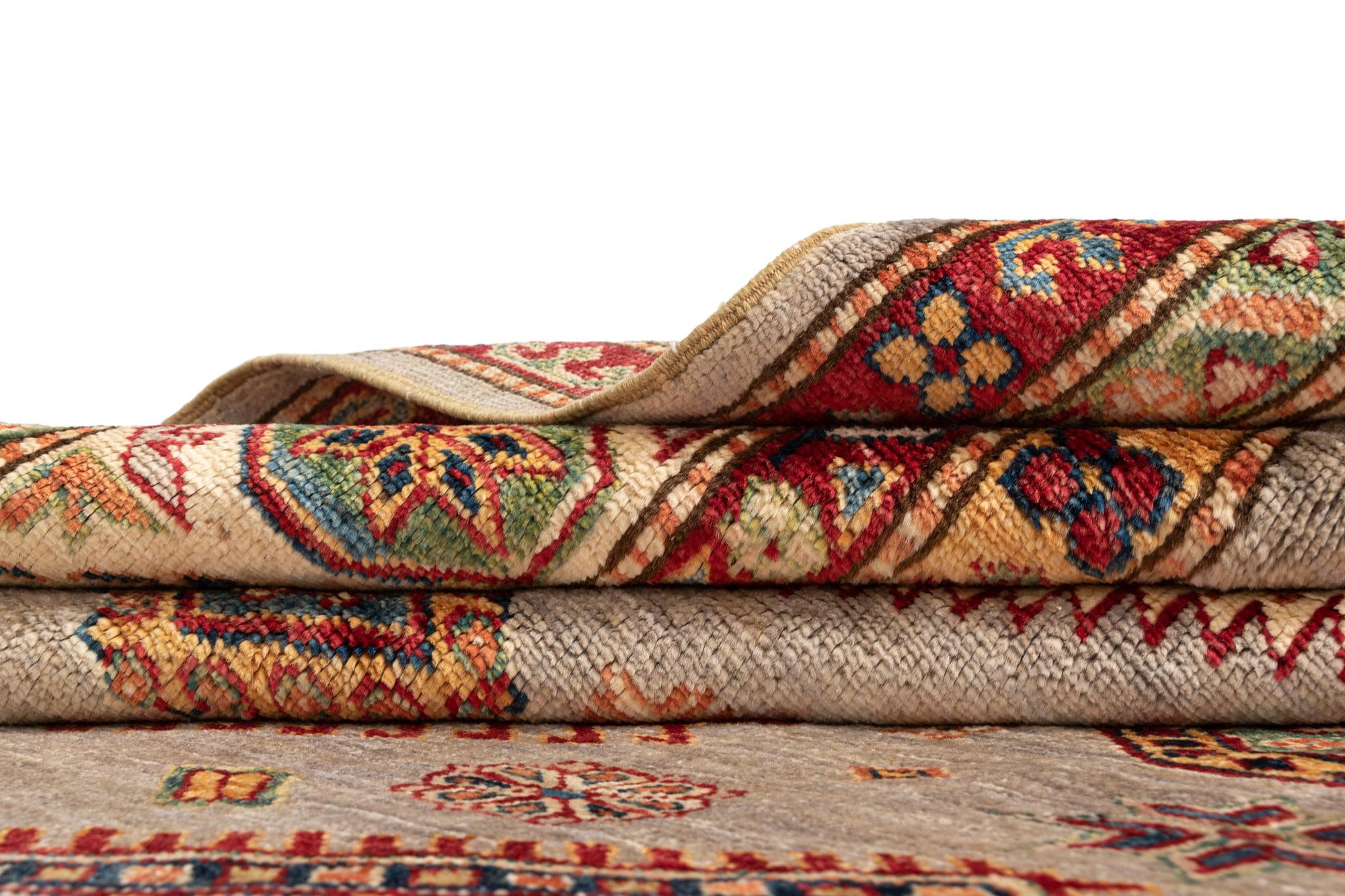 6' 9 x 9' 11 Kazak Wool Rug