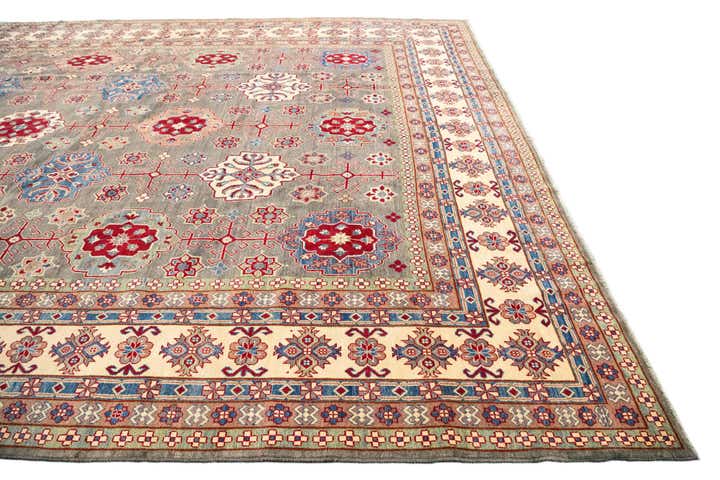 12' 10 x 19' 6 Hand Knotted Kazak Rug