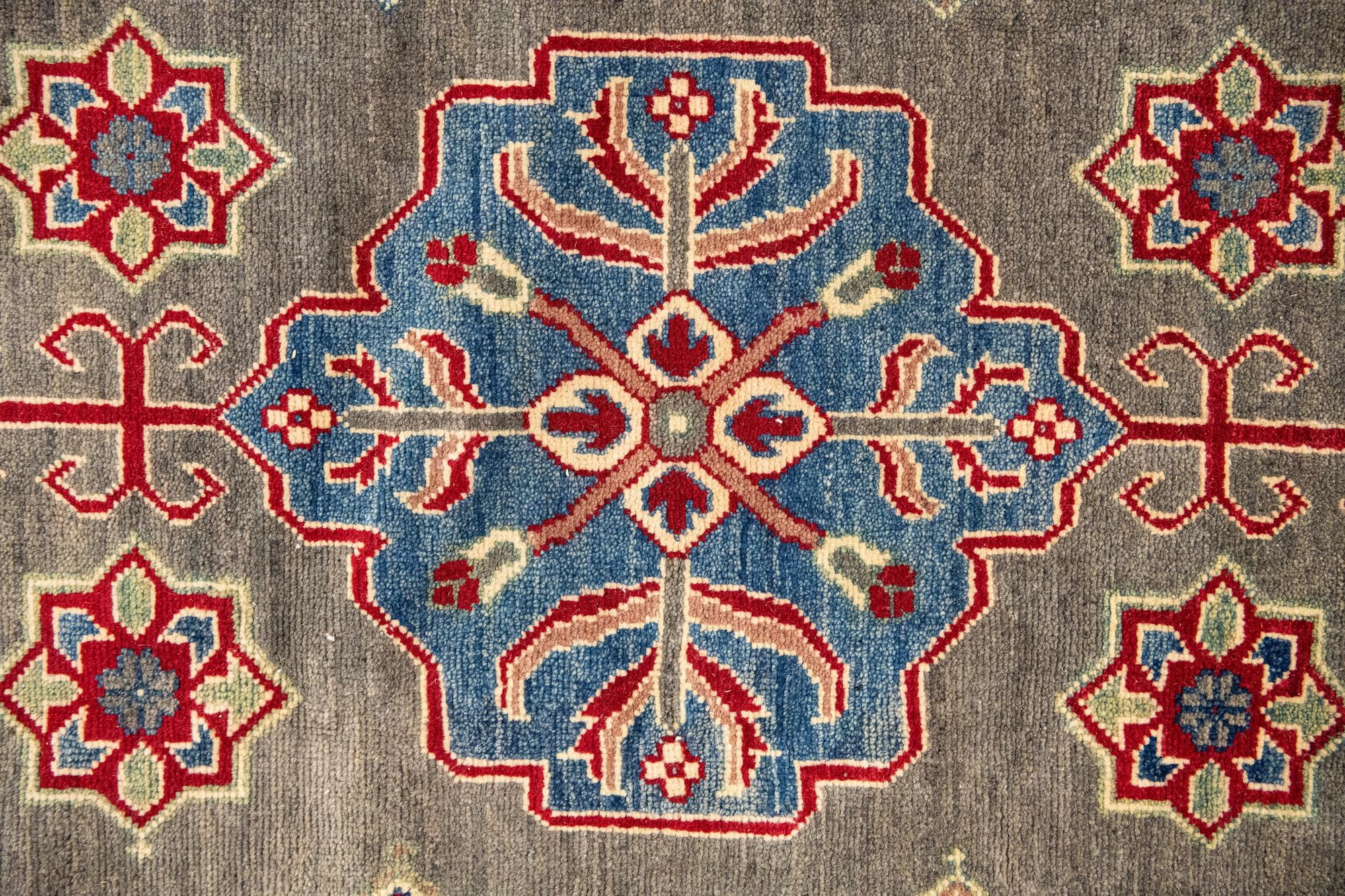 12' 10 x 19' 6 Hand Knotted Kazak Rug