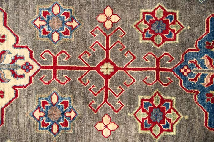 12' 10 x 19' 6 Hand Knotted Kazak Rug