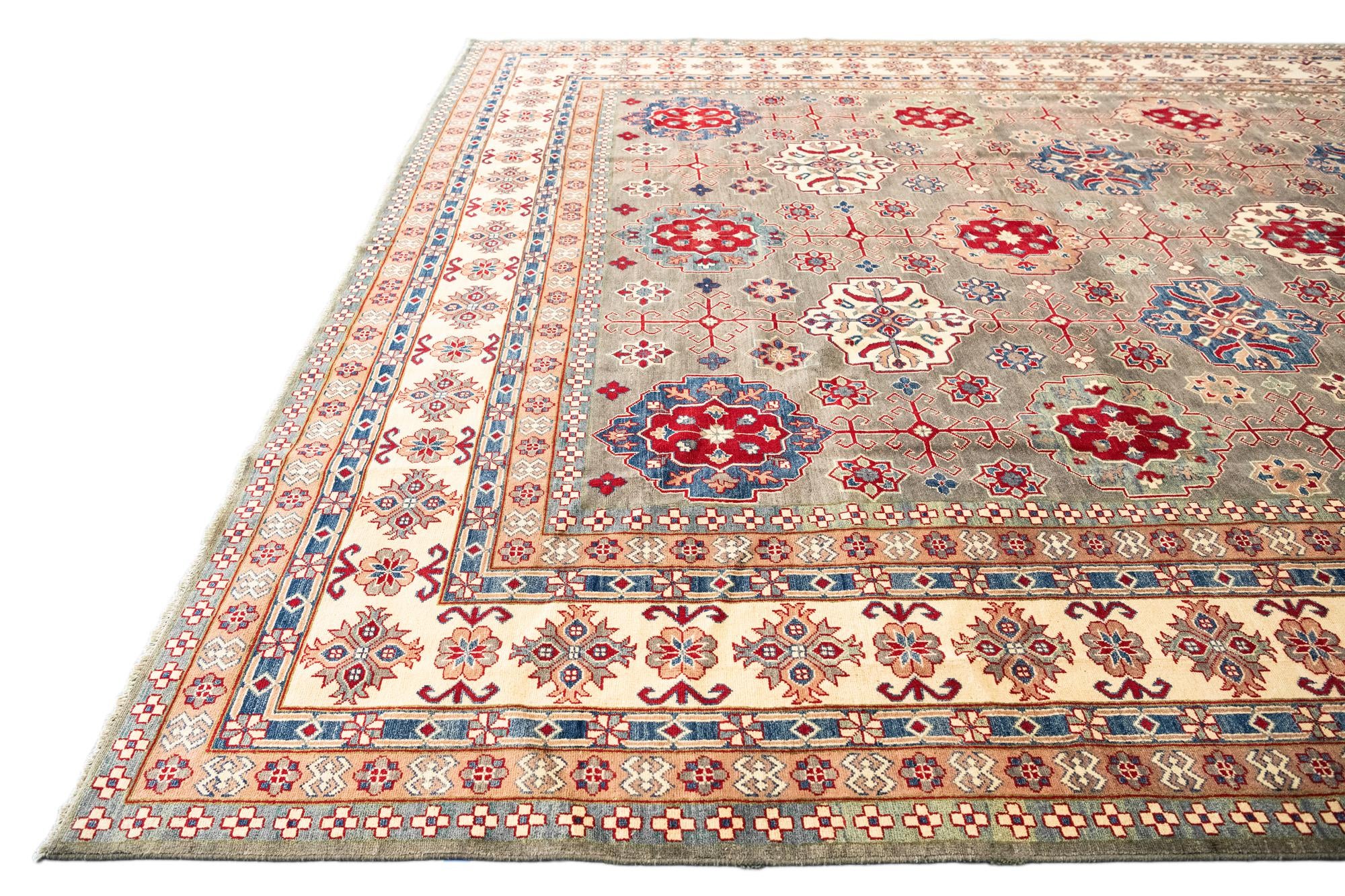 13' 2 x 19' 2 Hand Knotted Kazak Rug