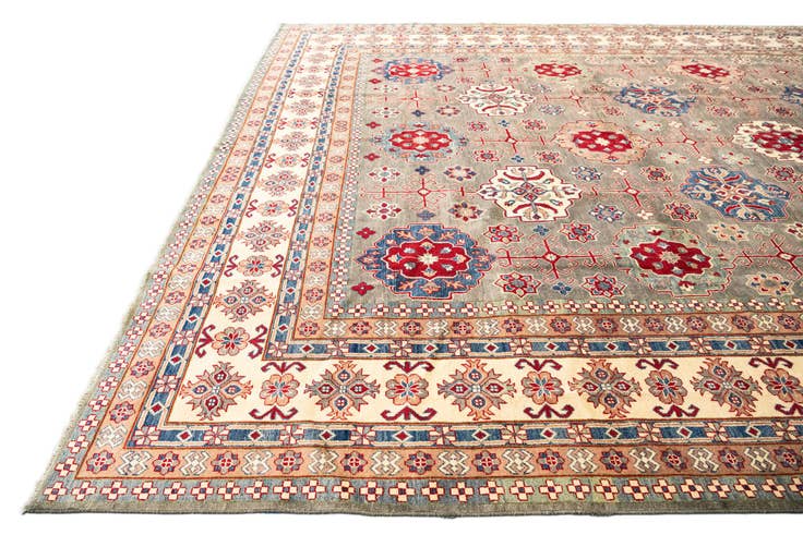 Detail image of 13' 2 x 19' 2 Hand Knotted Kazak Rug