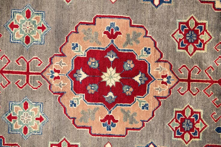 Detail image of 13' 2 x 19' 2 Hand Knotted Kazak Rug
