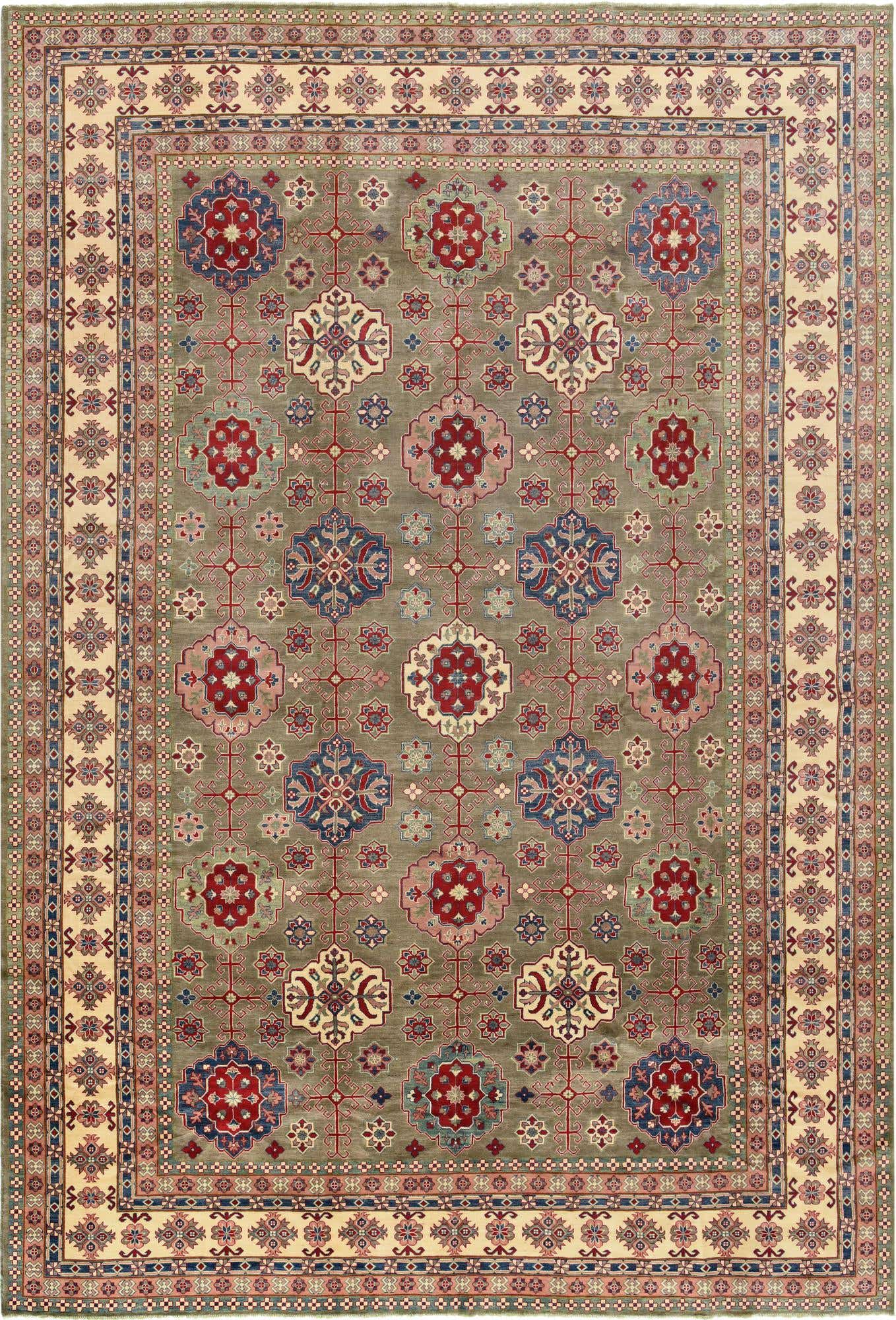 13' 2 x 19' 2 Hand Knotted Kazak Rug
