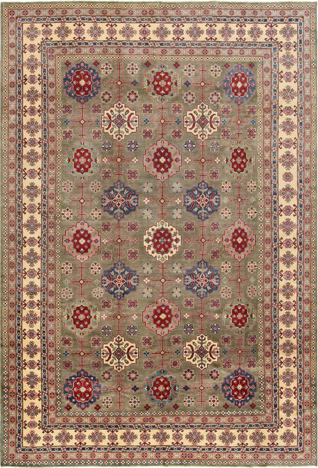 Detail image of 13' 2 x 19' 2 Hand Knotted Kazak Rug