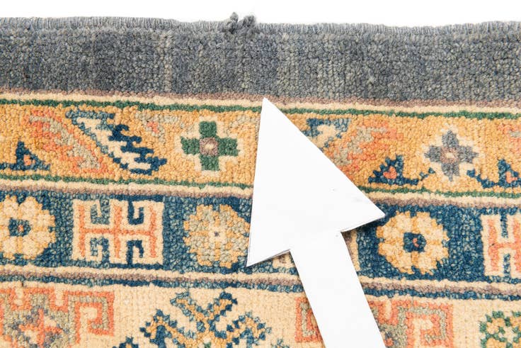 Detail image of 8' 3 x 10' 3 Hand Knotted Kazak Rug