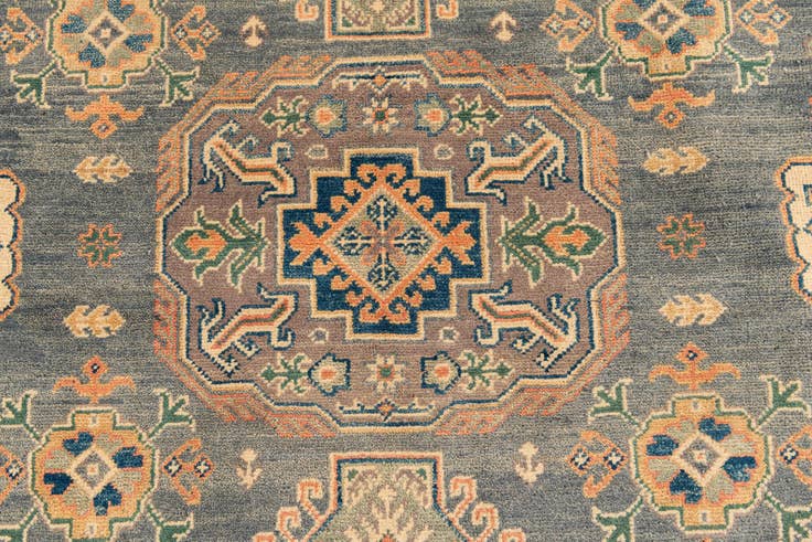 Detail image of 8' 3 x 10' 3 Hand Knotted Kazak Rug