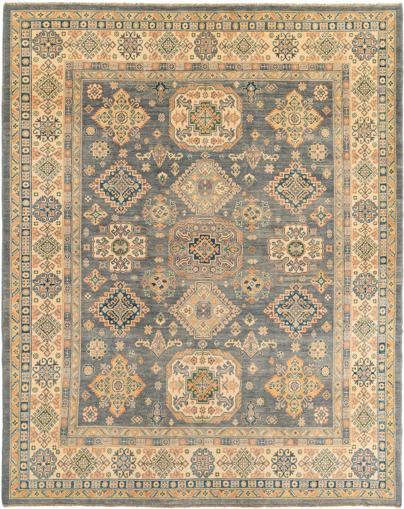 8' 3 x 10' 3 Hand Knotted Kazak Rug