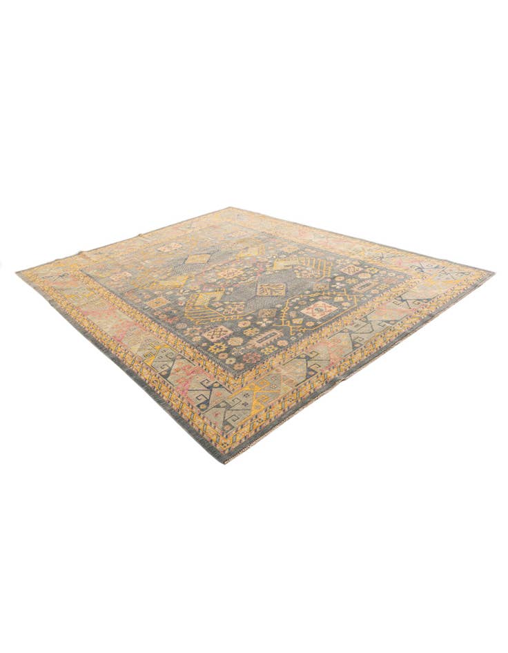 Detail image of 8' 2 x 10'  Hand Knotted Kazak Rug