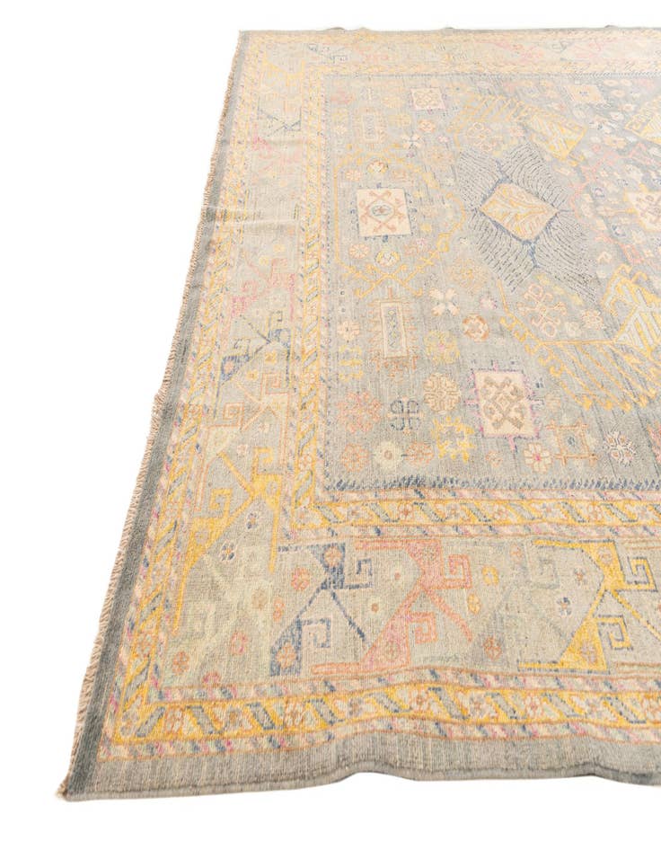Detail image of 8' 2 x 10'  Hand Knotted Kazak Rug