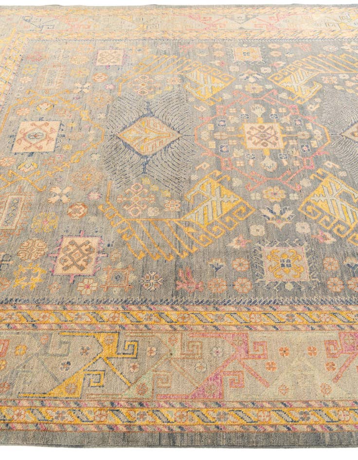 Detail image of 8' 2 x 10'  Hand Knotted Kazak Rug