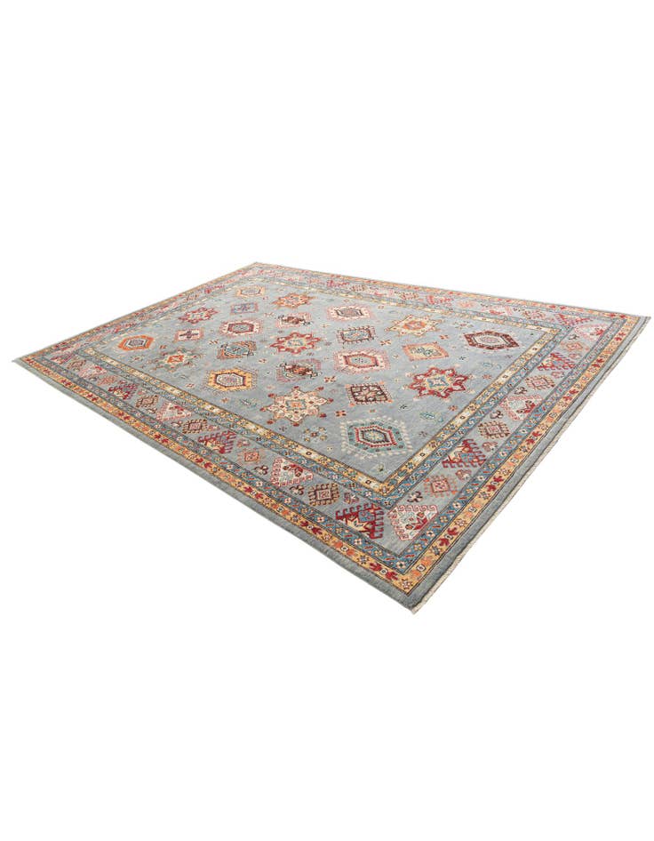 Detail image of 8' x 11' 5 Hand Knotted Kazak Rug
