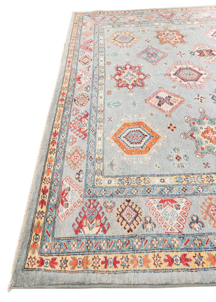 8' x 11' 5 Hand Knotted Kazak Rug