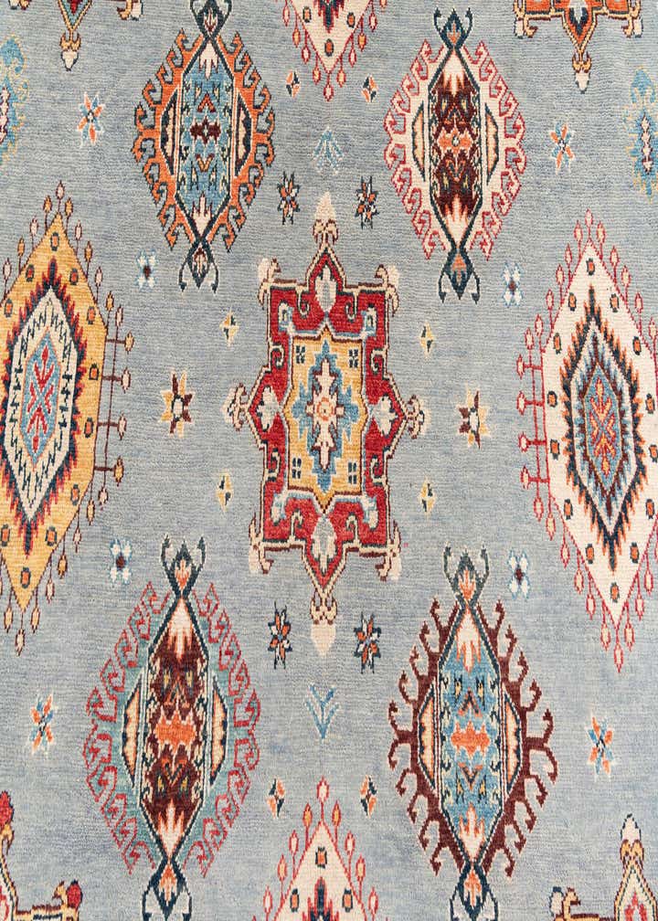 8' x 11' 5 Hand Knotted Kazak Rug