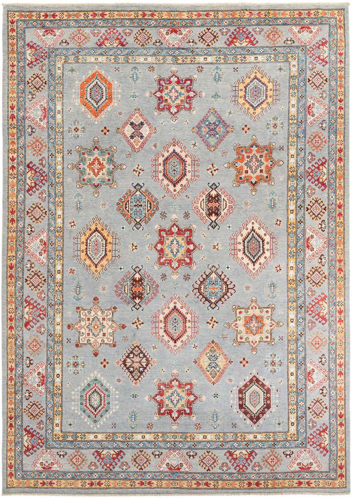 245cm x 350cm Hand Knotted Kazak Rug