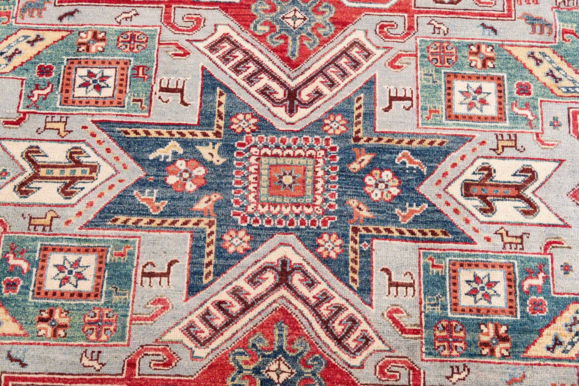 240cm x 300cm anudado a mano Kazak Alfombra