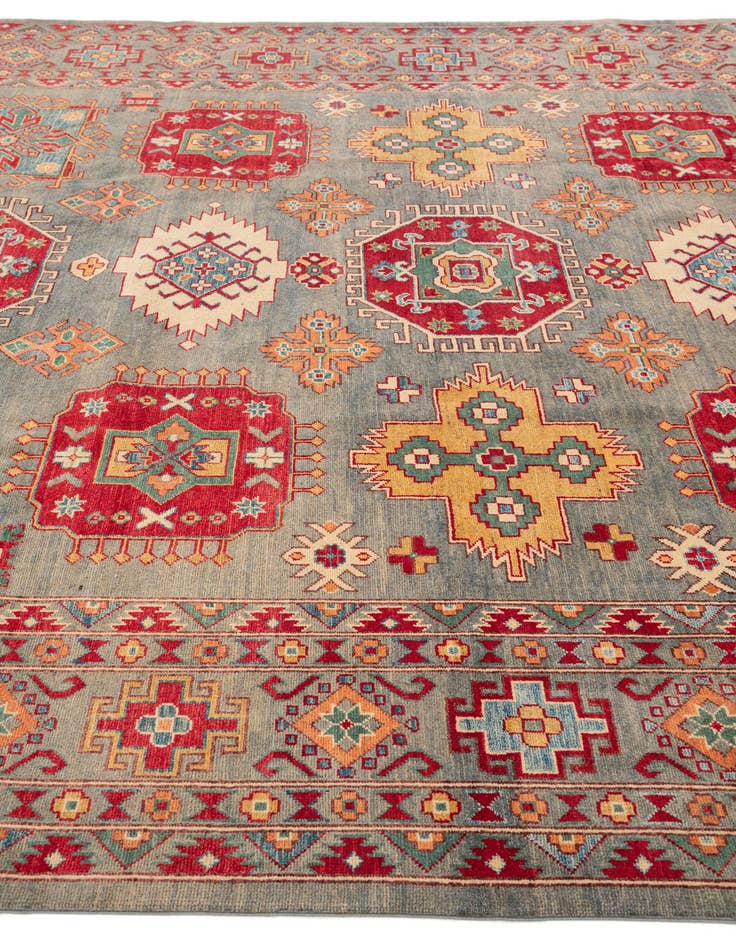 Detail image of 9' x 11' 10 Hand Knotted Kazak Rug