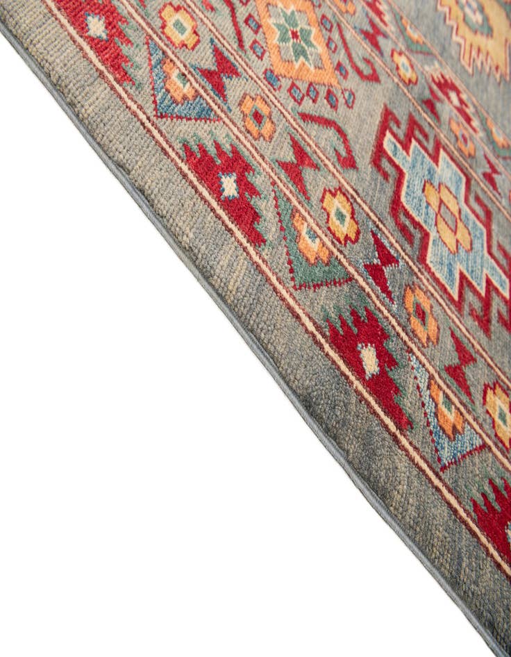 Detail image of 9' x 11' 10  Hand Knotted Kazak Rug