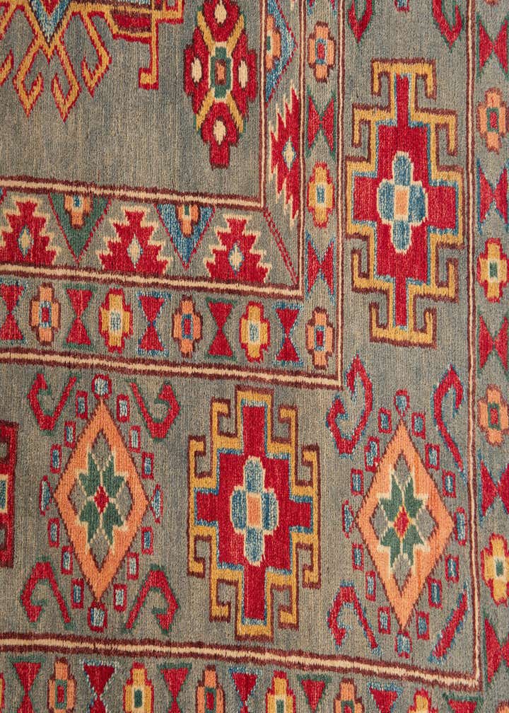 9' x 11' 10 Hand Knotted Kazak Rug