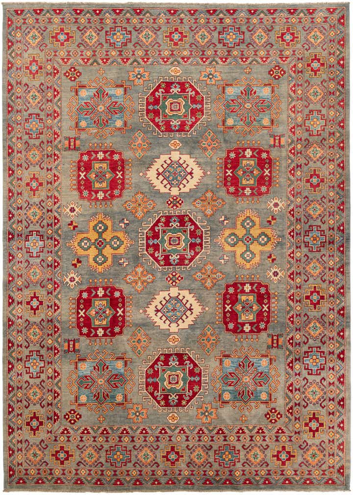 9' x 11' 10 Hand Knotted Kazak Rug