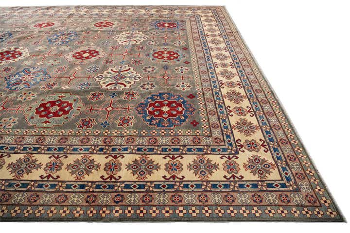 13' x 19' 2 Hand Knotted Kazak Rug