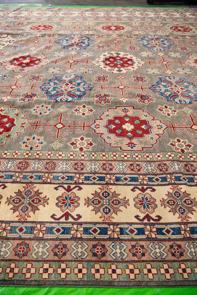 13' x 19' 2 Hand Knotted Kazak Rug