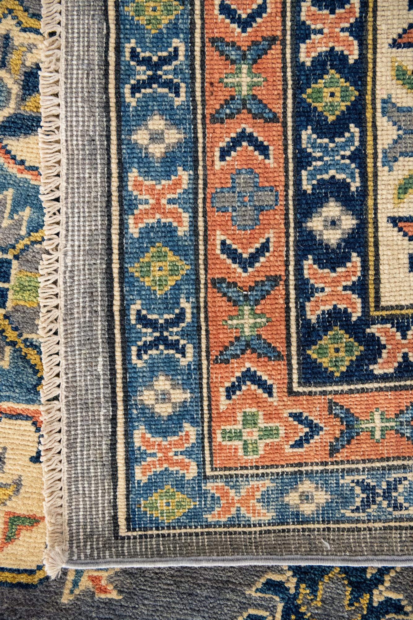 12' 2 x 15' 2 Hand Knotted Kazak Rug