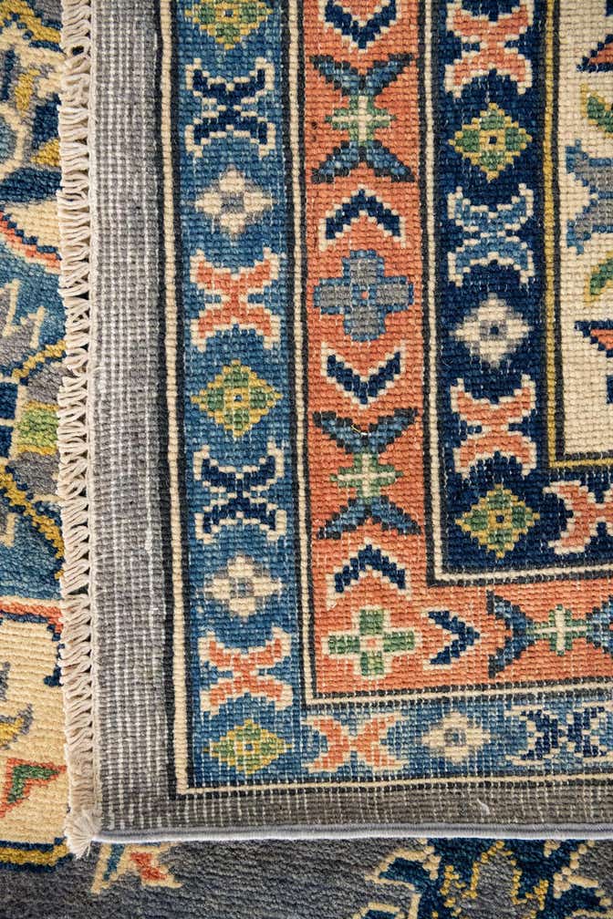 12' 2 x 15' 2 Hand Knotted Kazak Rug