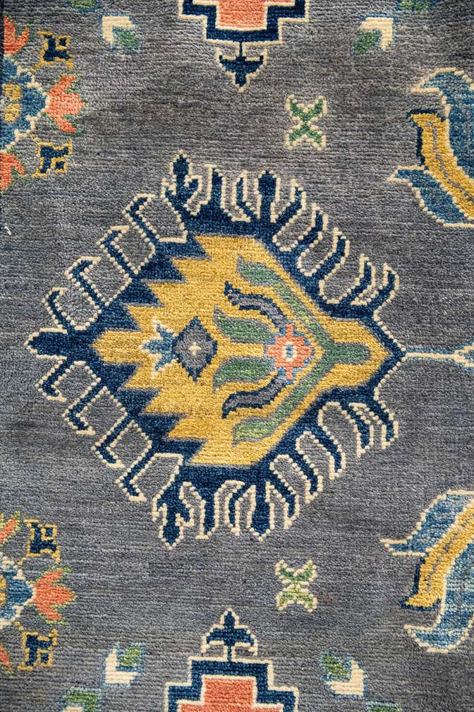 12' 2 x 15' 2 Hand Knotted Kazak Rug