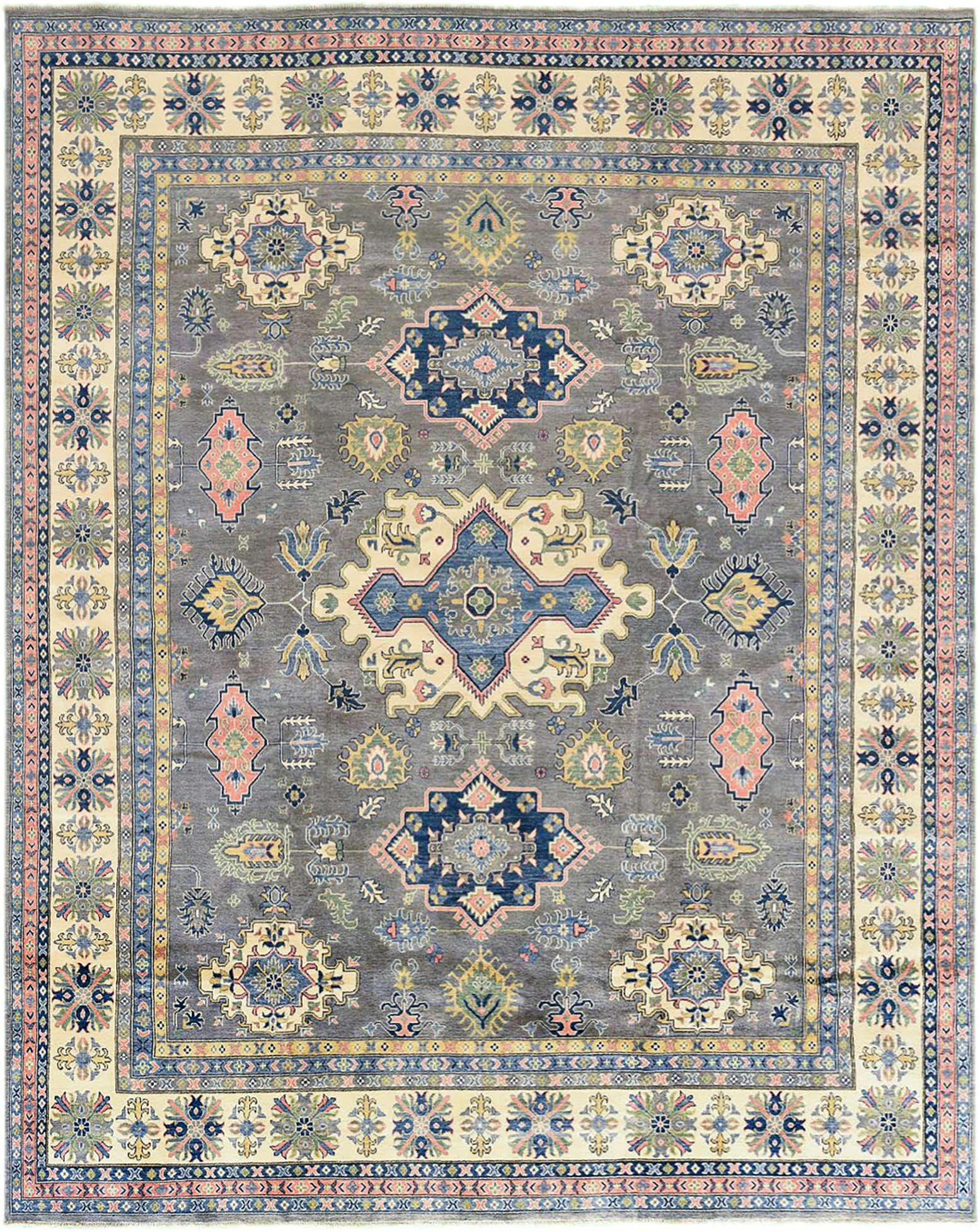 12' 2 x 15' 2 Hand Knotted Kazak Rug