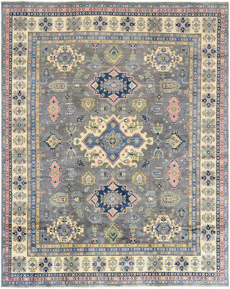 Detail image of 12' 2 x 15' 2 Hand Knotted Kazak Rug