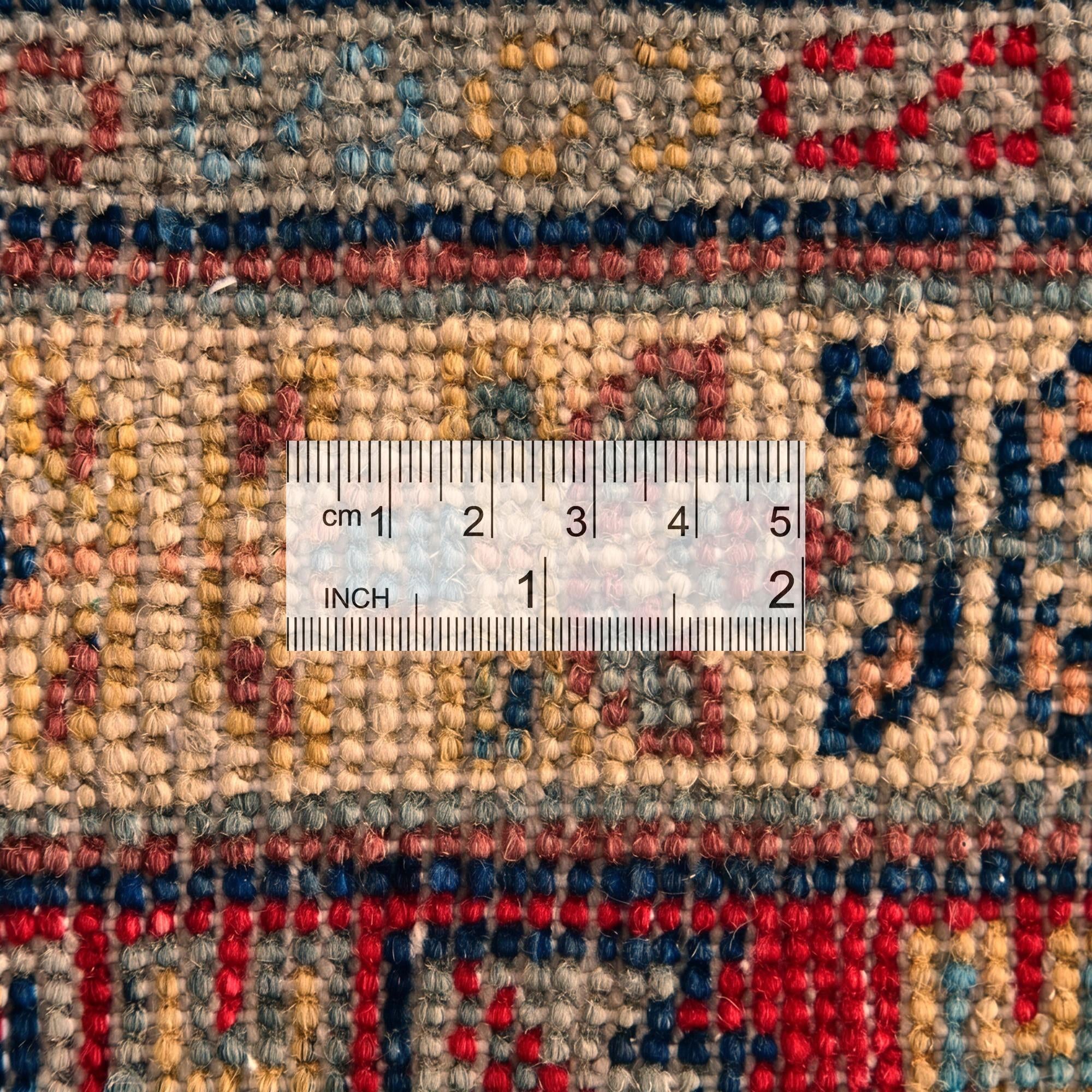 6' 7 x 9' 10 Hand Knotted Kazak Rug