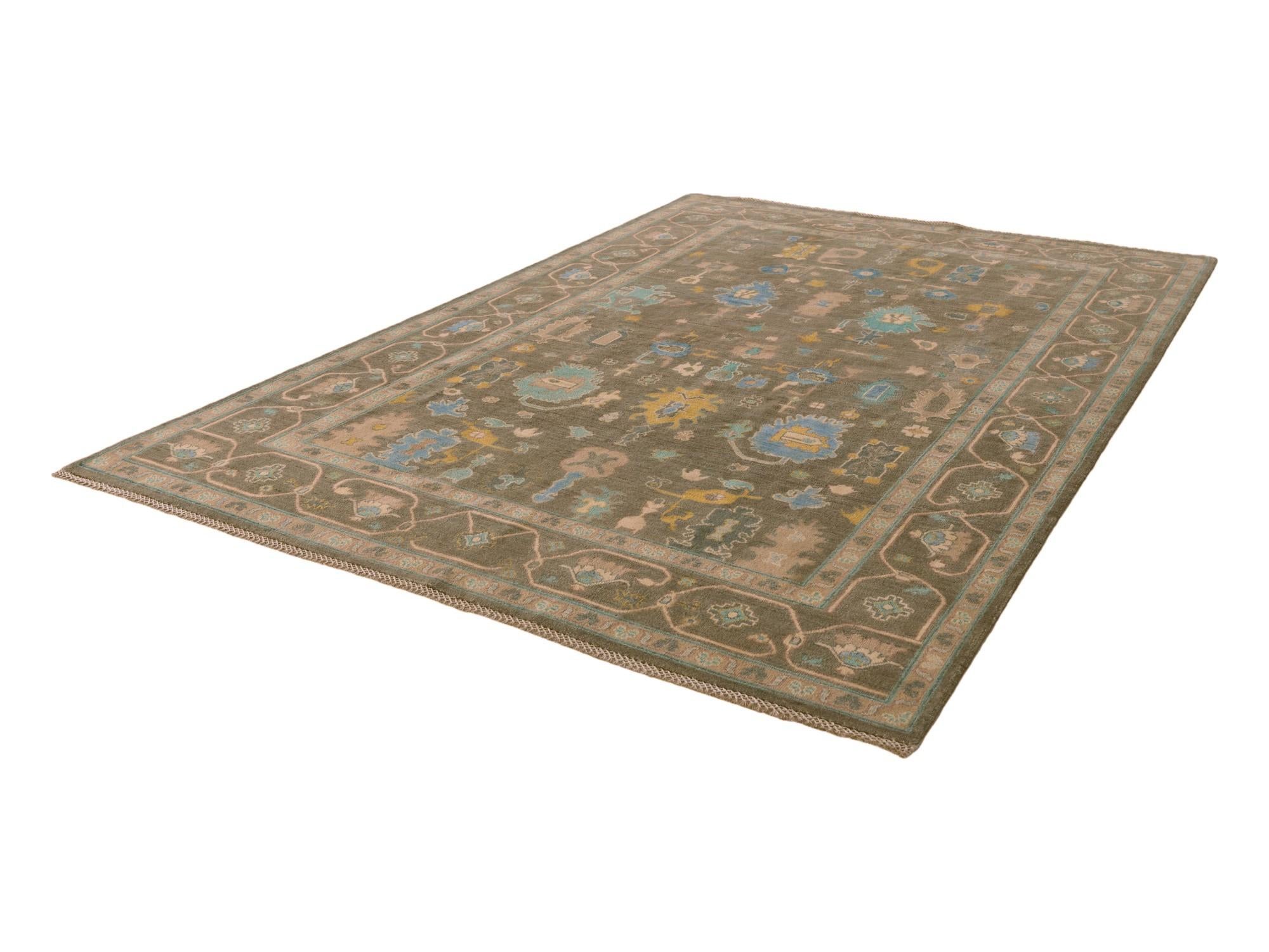6' 8 x 9' 11 Hand Knotted Kazak Rug