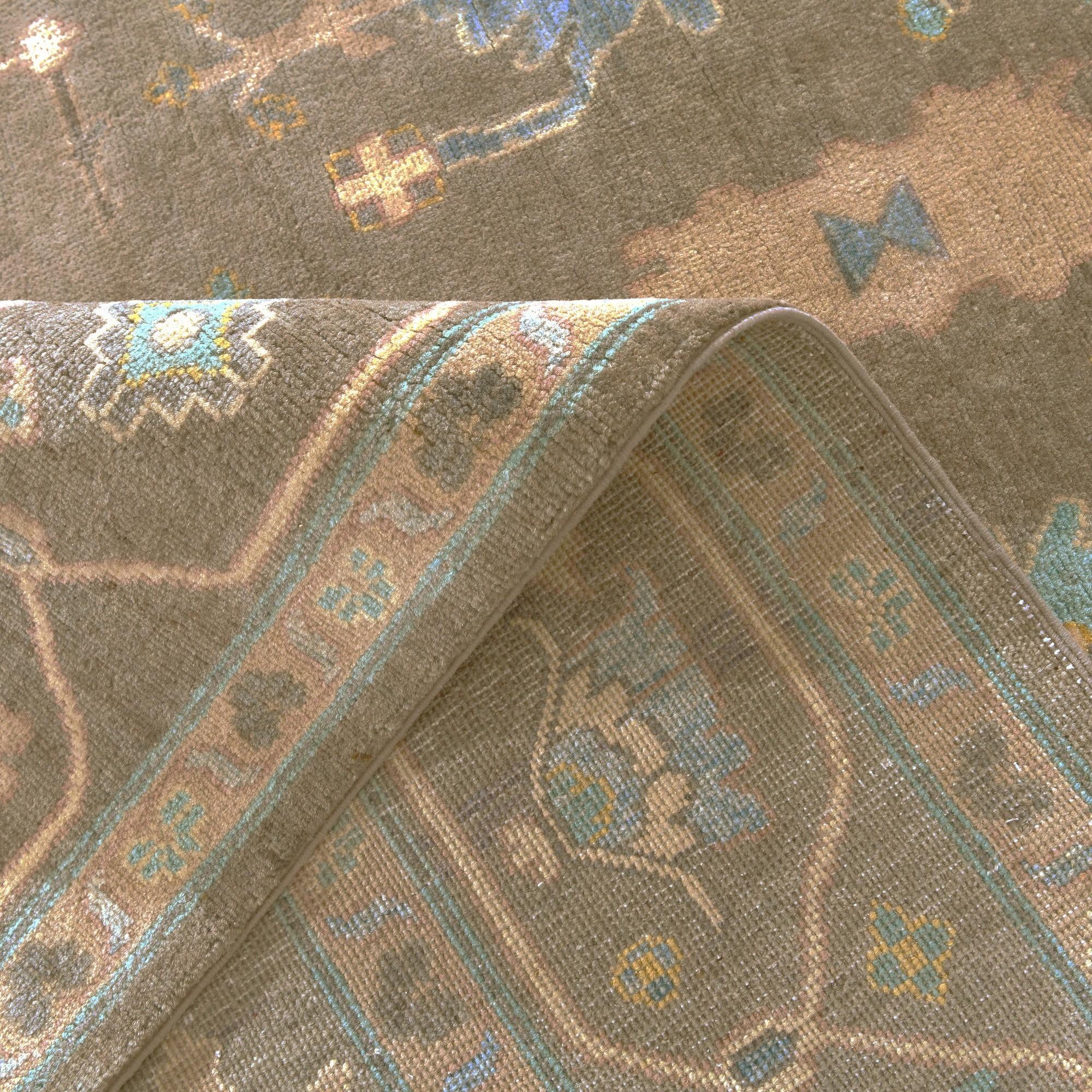 6' 8 x 9' 11 Hand Knotted Kazak Rug