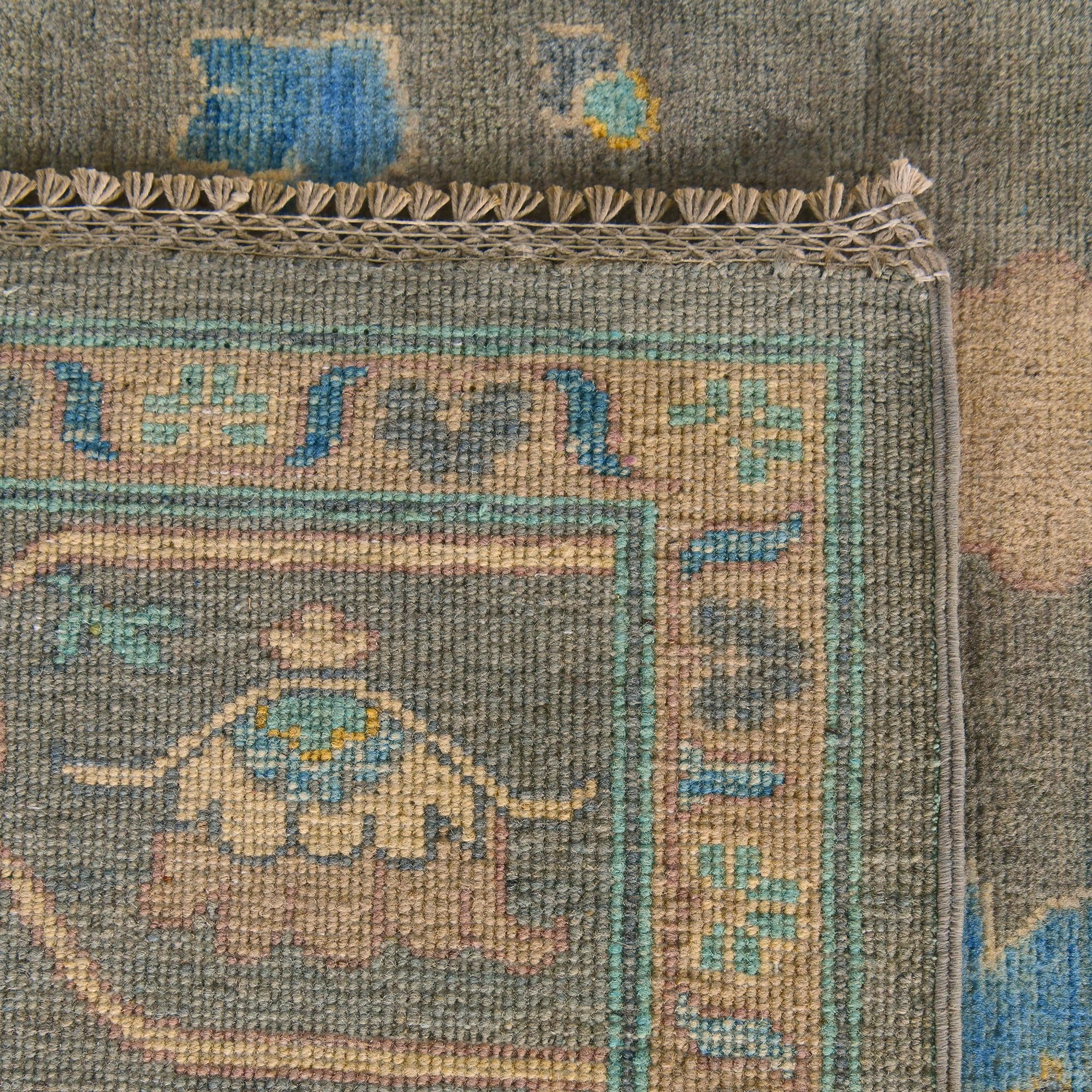 Detail image 12 of 12: 6' 8 x 9' 11 Hand Knotted Kazak Rug