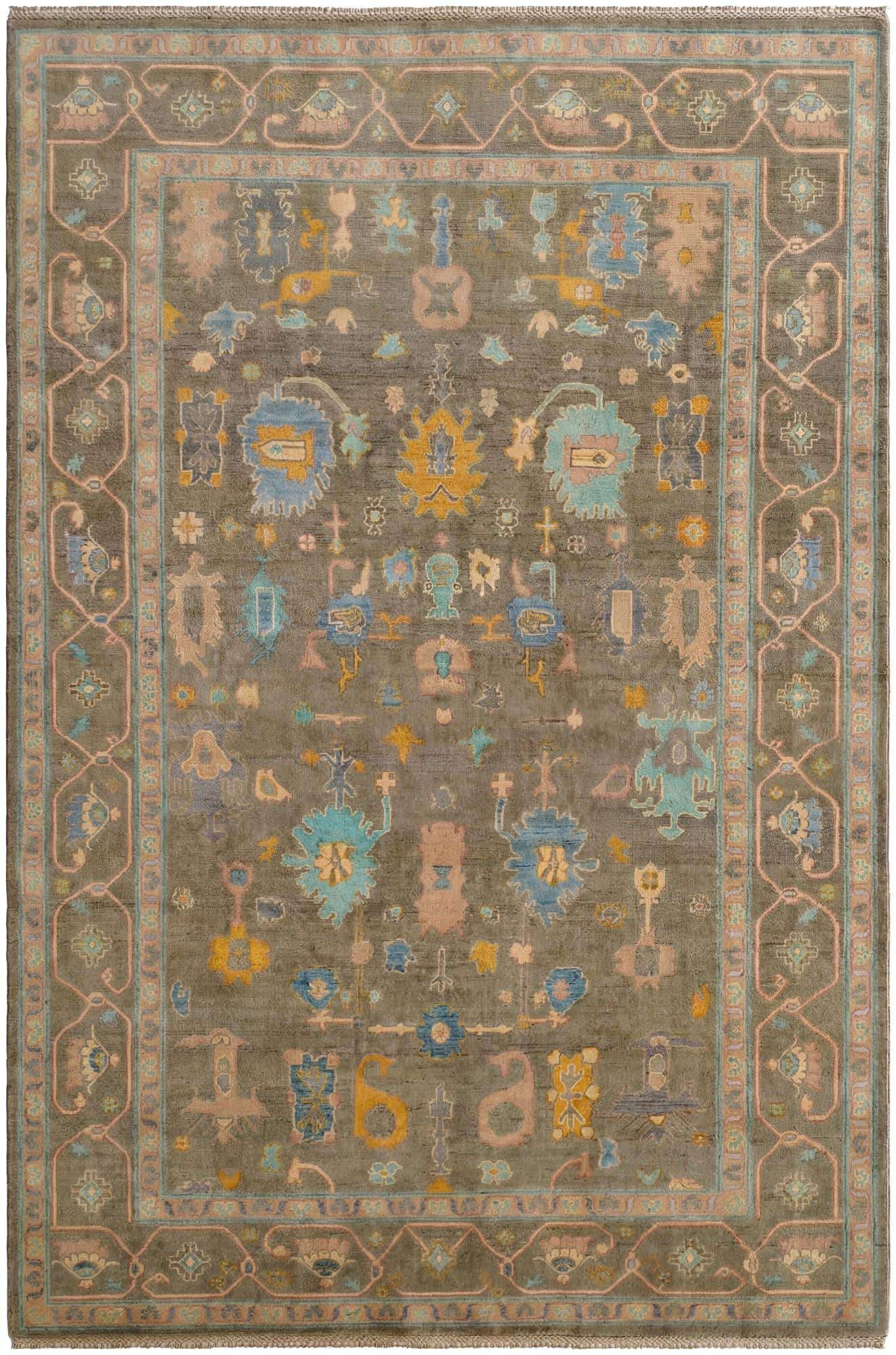 6' 8 x 9' 11 Hand Knotted Kazak Rug