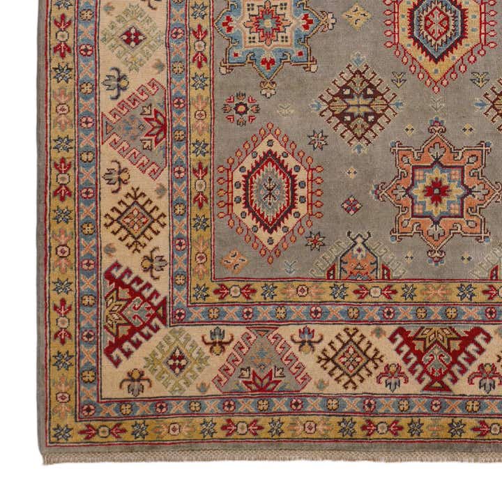 6' 6 x 9' 8 Hand Knotted Kazak Rug